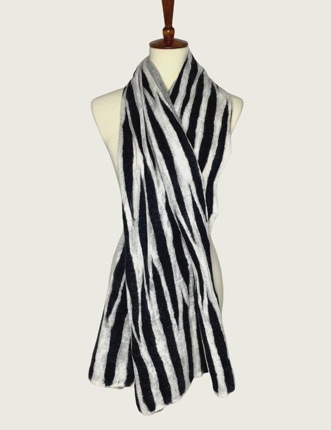 Black Lines Scarf