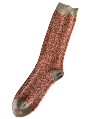 Alpaca Socks Peace Rose//Ecru