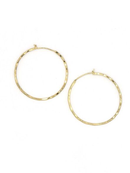 Bamboo Hoops Brass