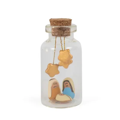 Nativity with Stars in a Bottle