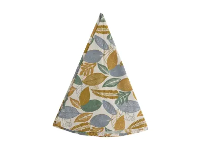 Blue Autumn Round Tablecloth 60"d
