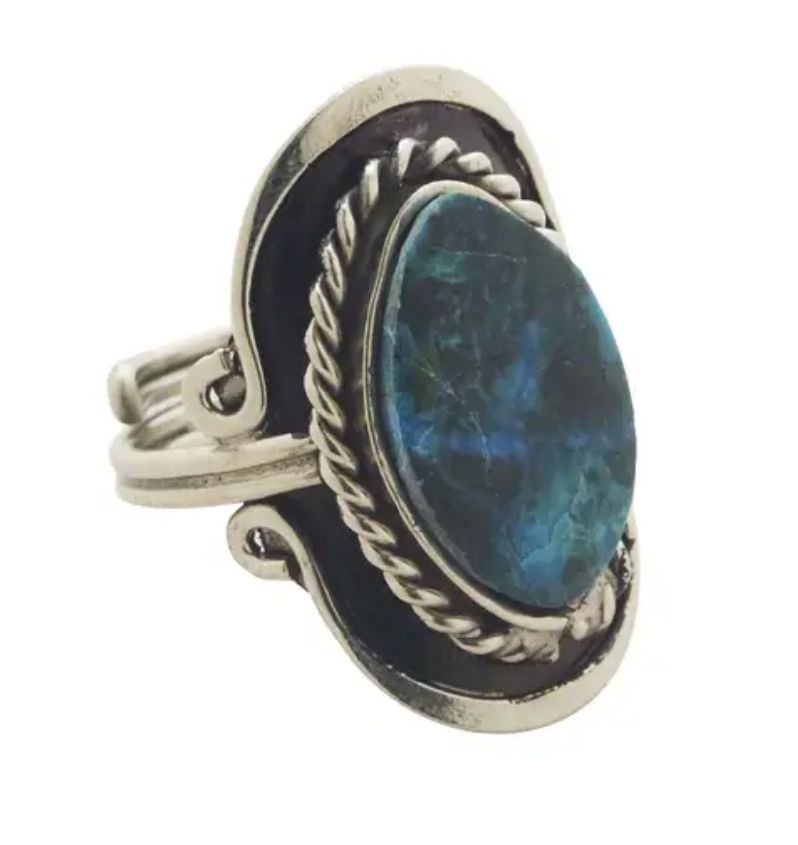 Sky Stone Ring - Peruvian Turquoise