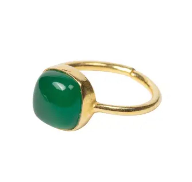 Green Onyx Ring