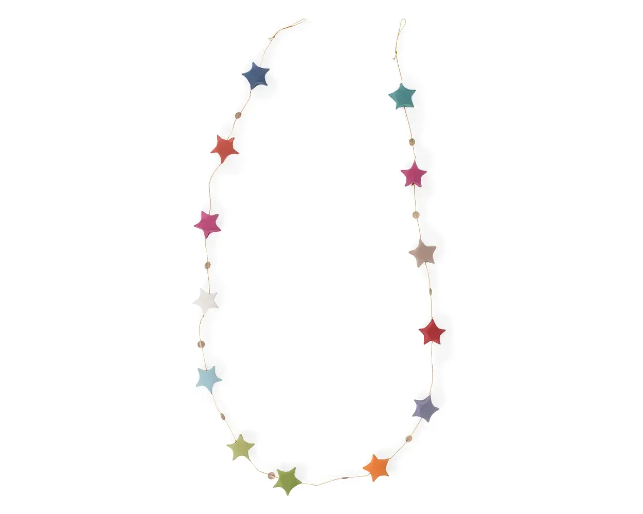 Rainbow Star Garland 58"l
