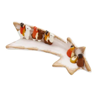 Follow the Star Ceramic Nativity