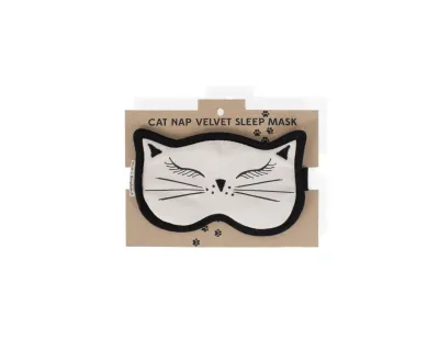 Cat Nap Velvet Sleep Mask