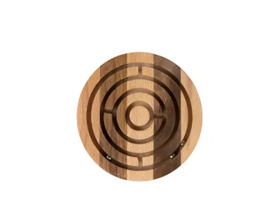 Handheld Wooden Maze Game