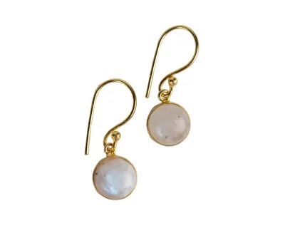 Moonstone Dew Drop Earrings