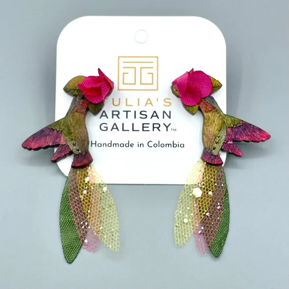 Anna Hummingbird Earring Small