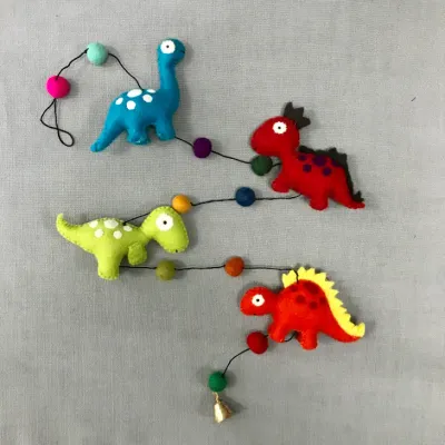 Dinosaur Felt Garland