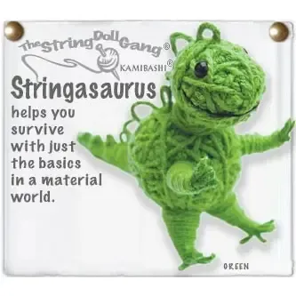 Stringasaurus String Doll