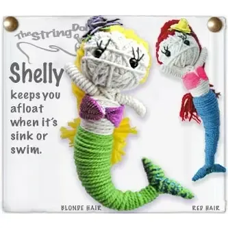 Shelly Mermaid String Doll