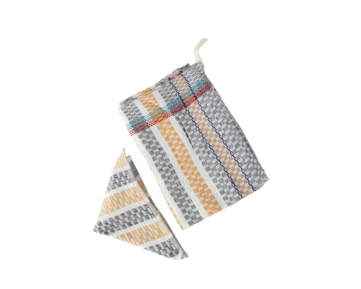 Kitchen Essentials Set in Stripes - Tea Towel+Kitchen Cloth
