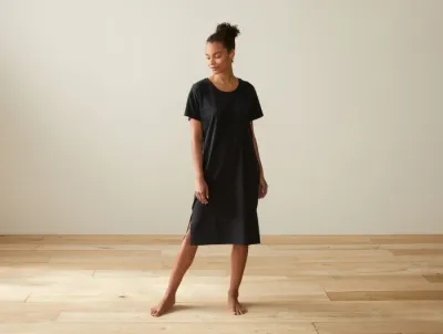 Solstice Lounge Dress Deep Graphite