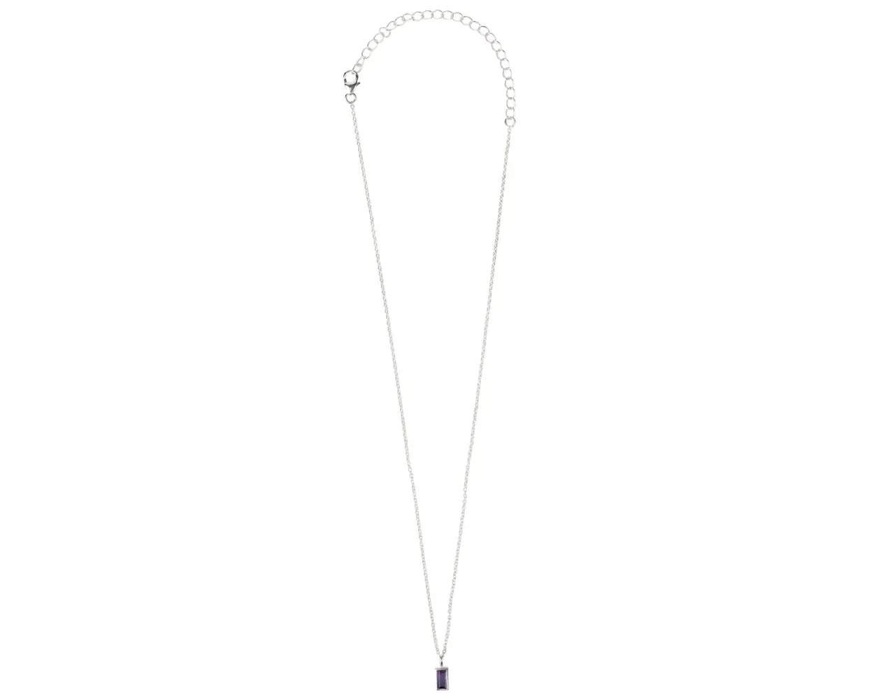 Silver Amethyst Necklace
