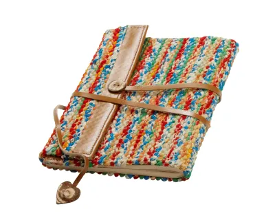 Sari &amp; Leather Travel Journal
