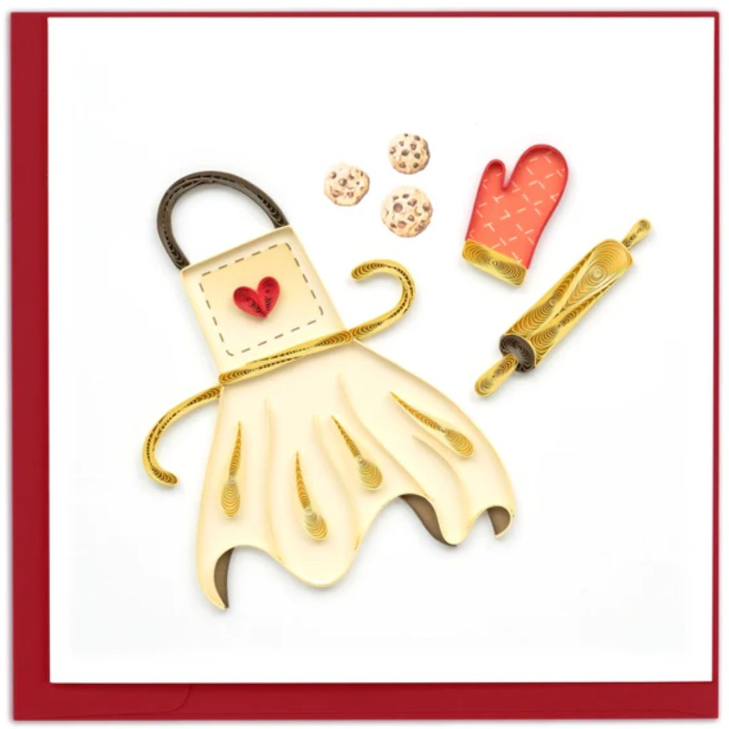 Baked with Love Quilling Card