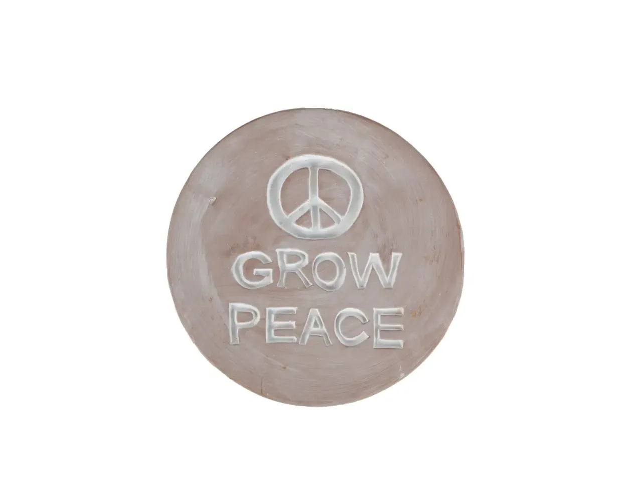Grow Peace Garden Plaque