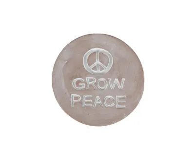Grow Peace Garden Plaque