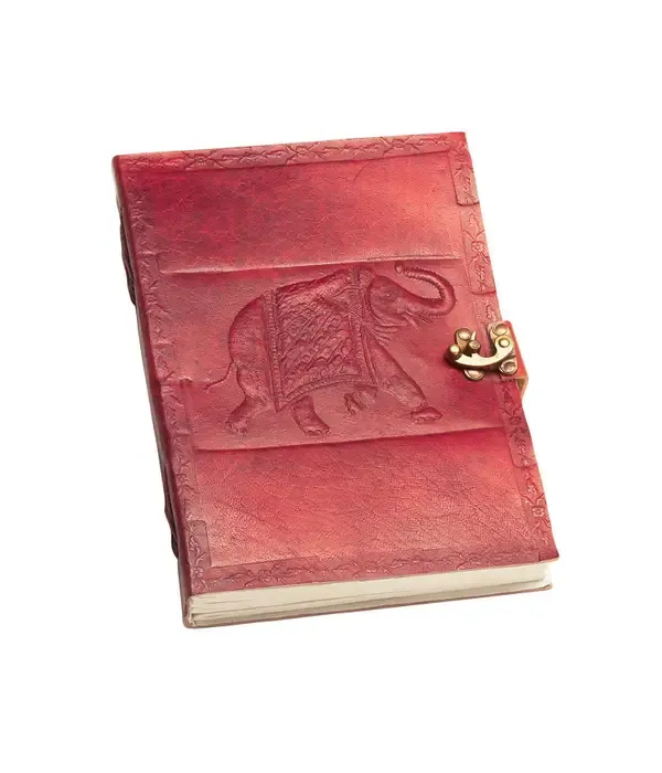 Leather Elephant Journal 9x6