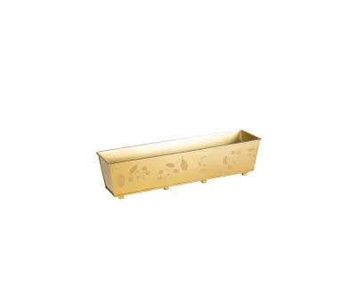 Akulu Brass Windowsill Planter