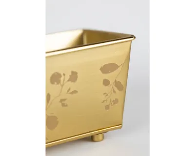 Akulu Brass Windowsill Planter