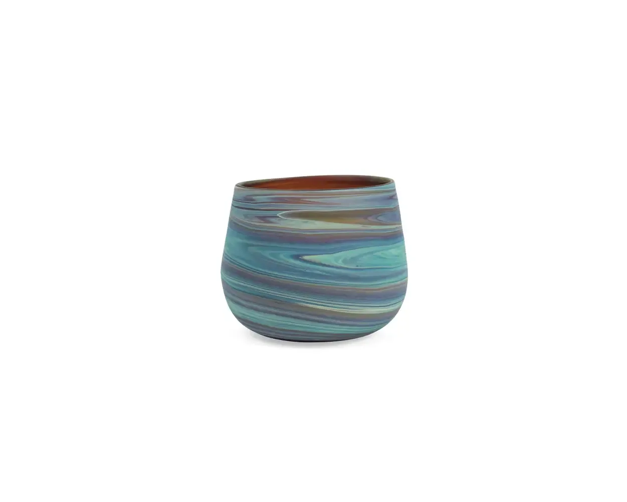 Phoenician Glass Candleholder