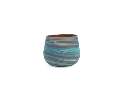 Phoenician Glass Candleholder