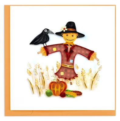 Scarecrow Quilling Card