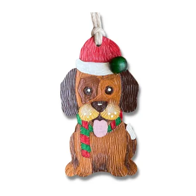 Dog Gourd Holiday Ornament
