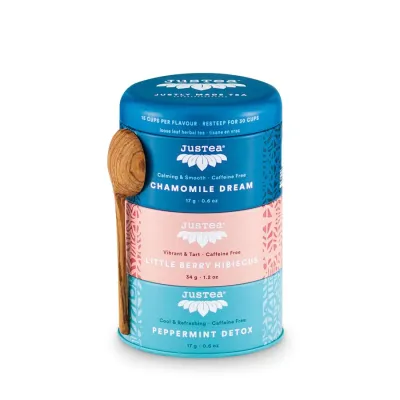 JusTea Herbal Tea Trio