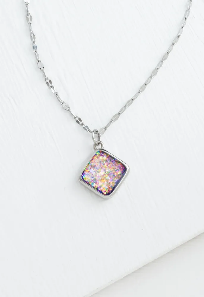 Light Within Silver Necklace