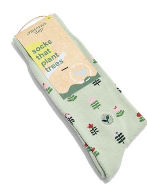 Socks That Plant Trees (Green Tulips)