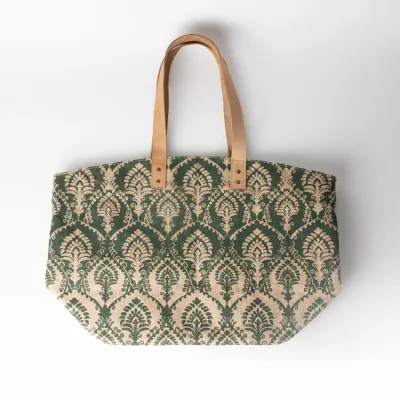 Azmin Damask Tote