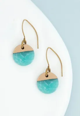 Refresh Earrings in Aqua