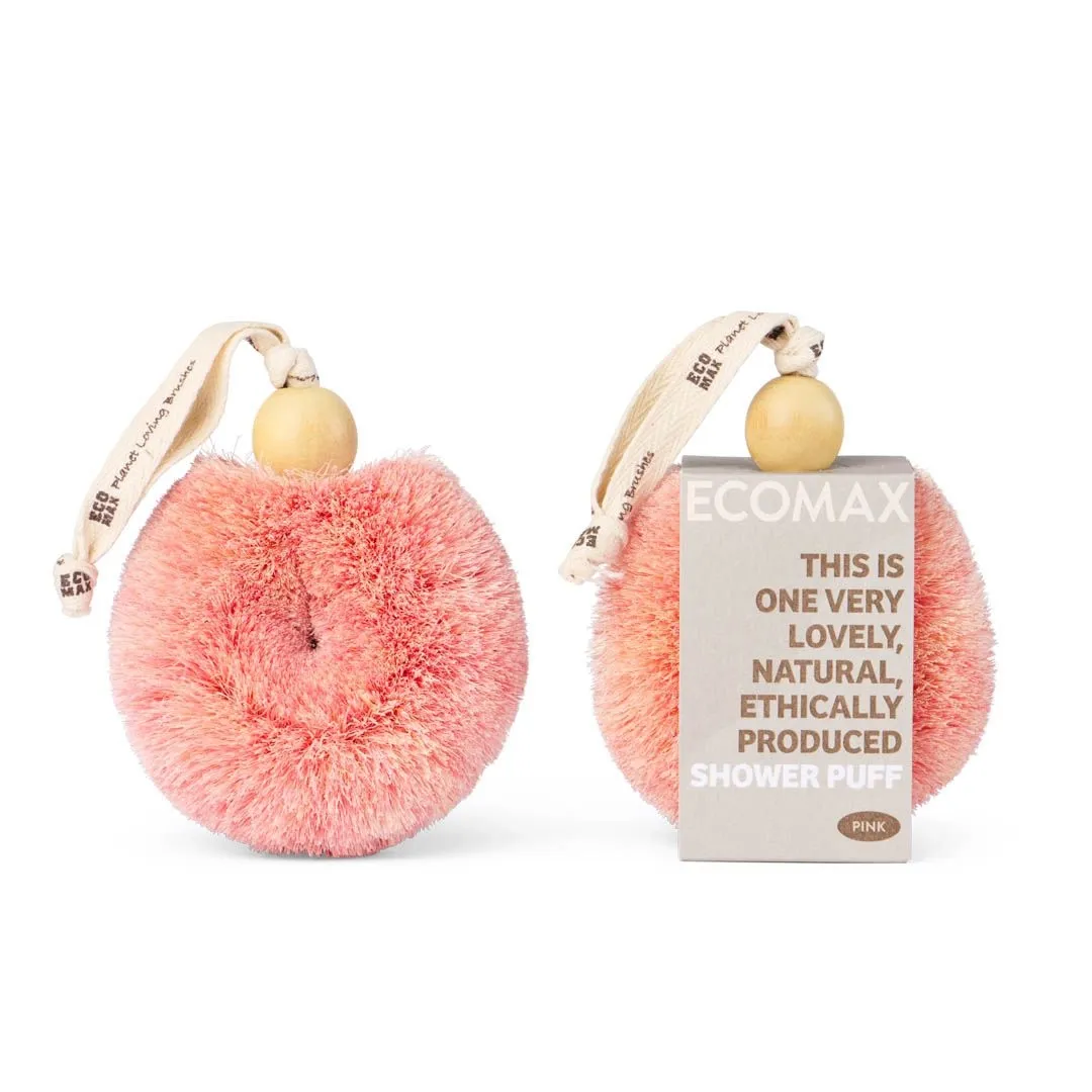 Spa Shower Puff Body Brush, Color: Pink