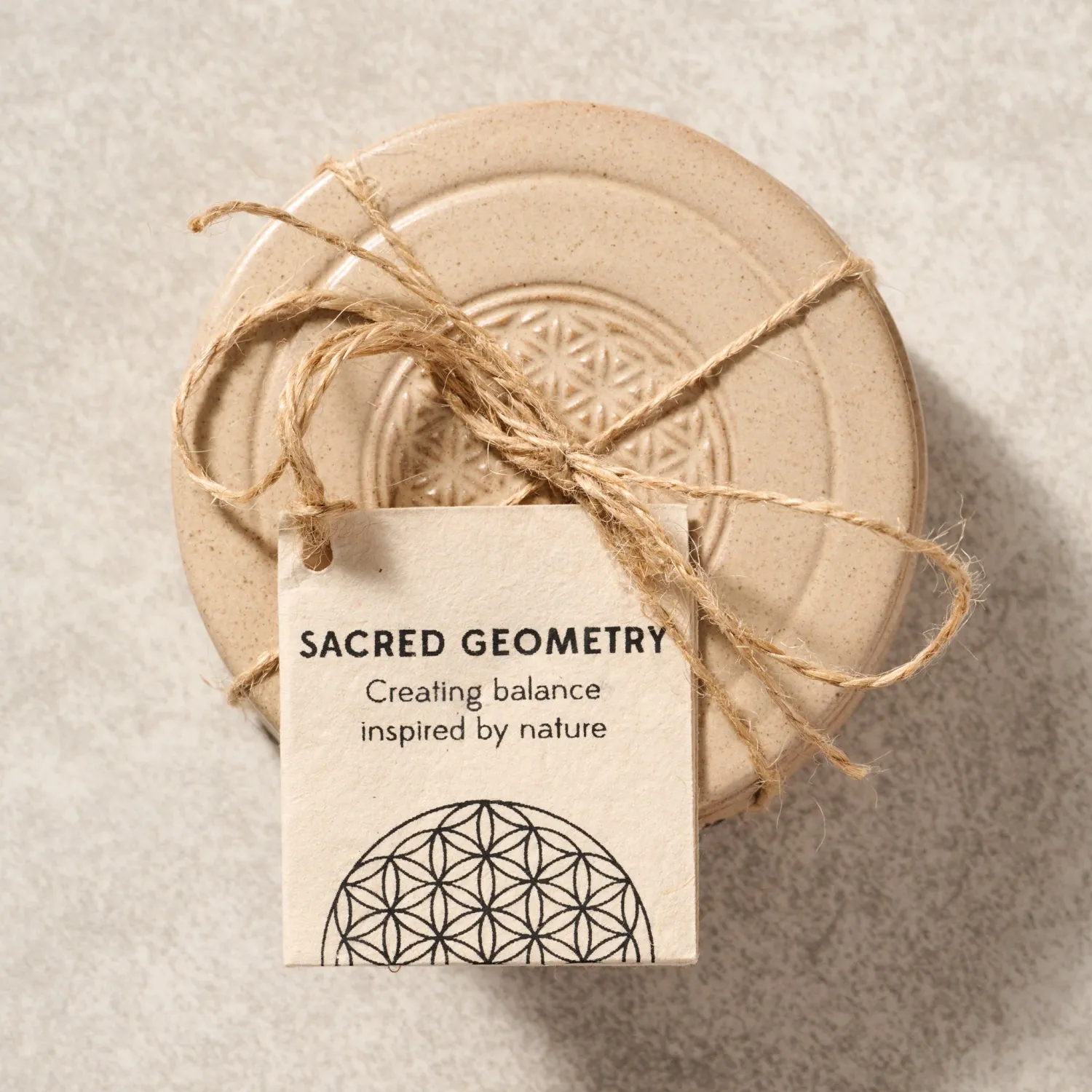 Sacred Geometry Ceramic Coasters