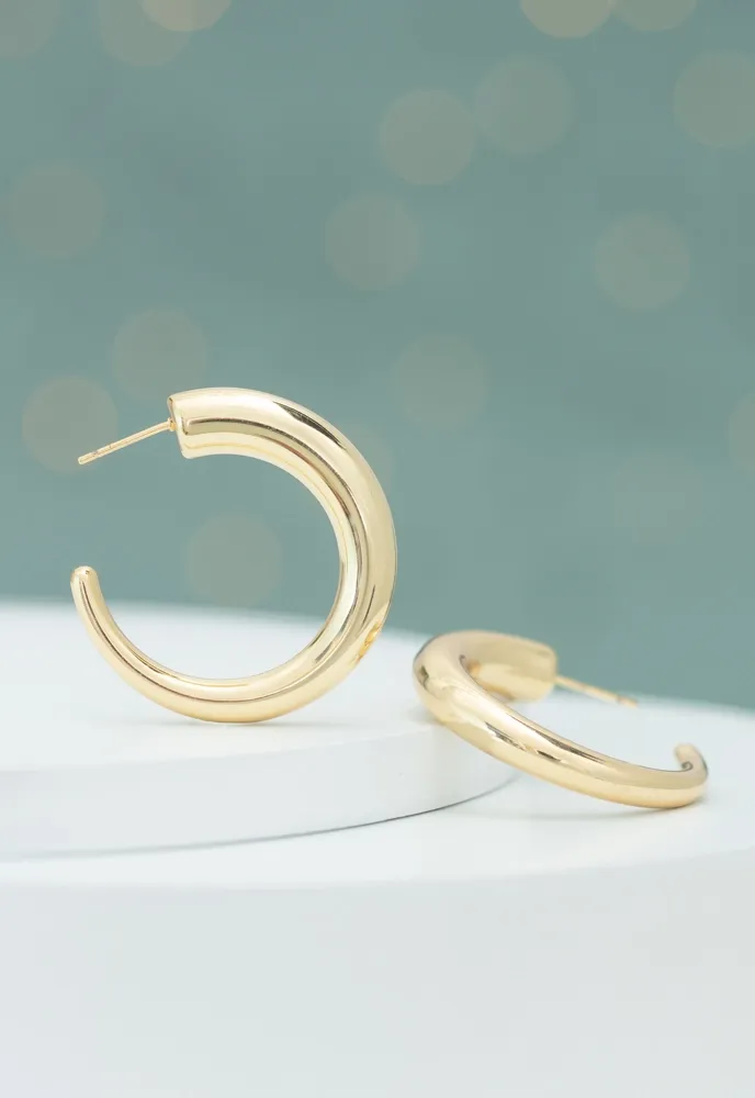 Golden Grace Hoops