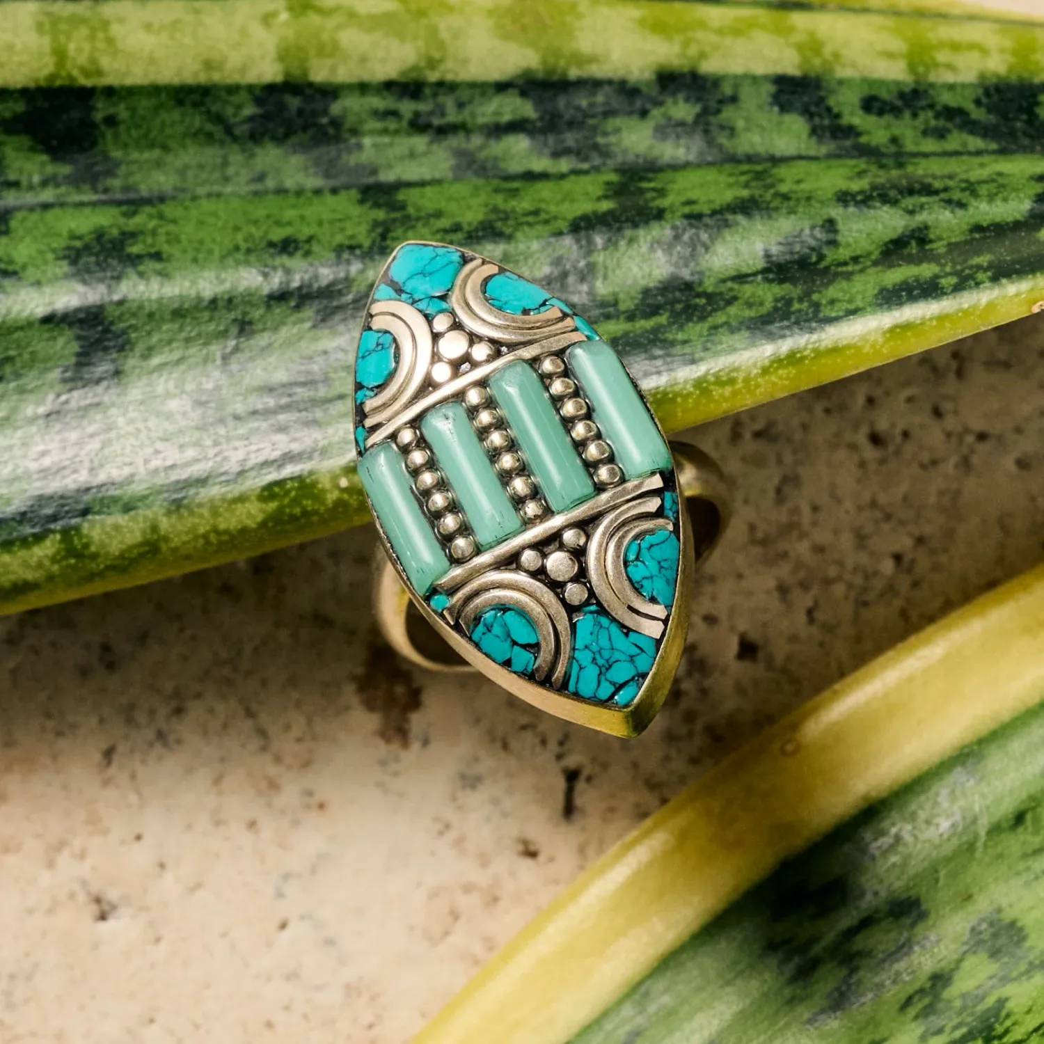 Amkha Turquoise Ring