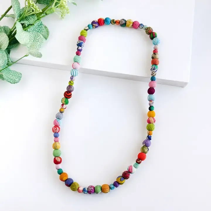 Kantha Poetic Necklace/Bracelet
