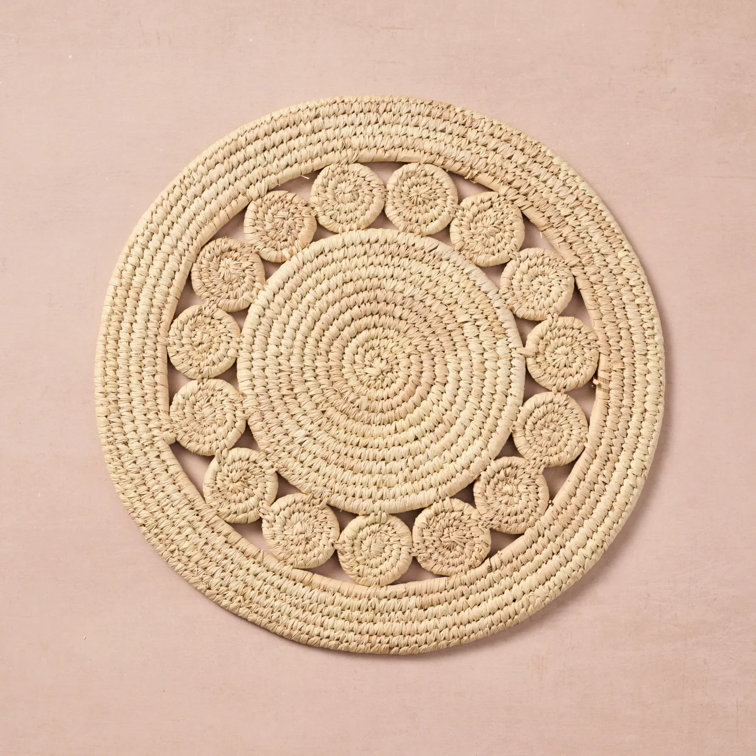 Pleta Woven Date Palm Leaf Charger Placemat