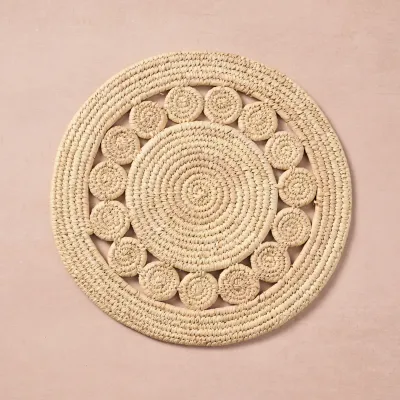 Pleta Woven Date Palm Leaf Charger Placemat