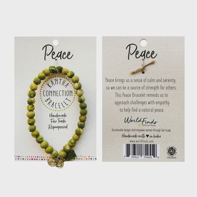 Peace - Kantha Connection Bracelet