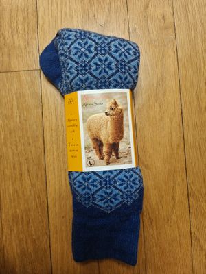 Alpaca Socks Scandia//Blue
