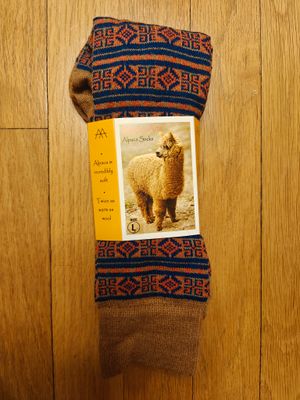 Alpaca Socks Athens//Camel