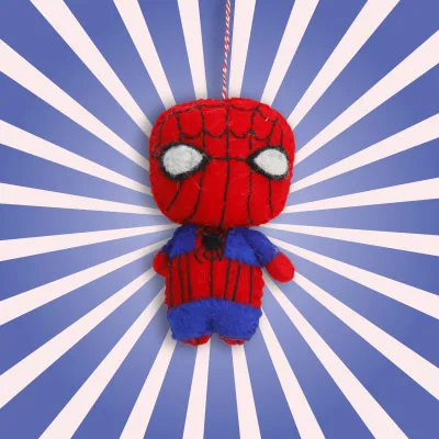 Wall Crawler Superhero Felt Ornament