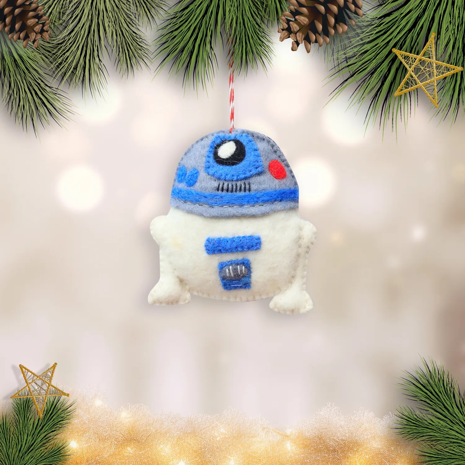 Circuit Scout Droid Felt Ornament