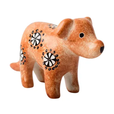 Brown Spotted Dog - Soapstone Kisii