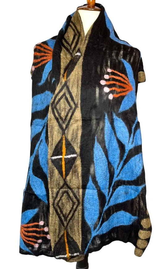 Abstract Garden Scarf