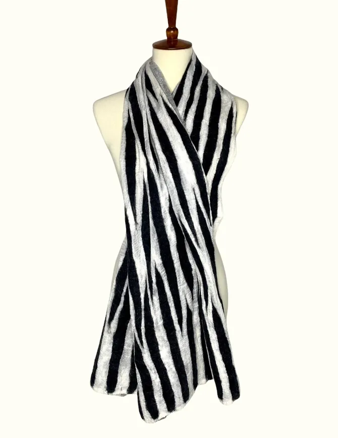 Black Lines Scarf